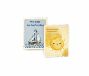 Motiv druck auf Weißer Schokolade "Konfirmation"