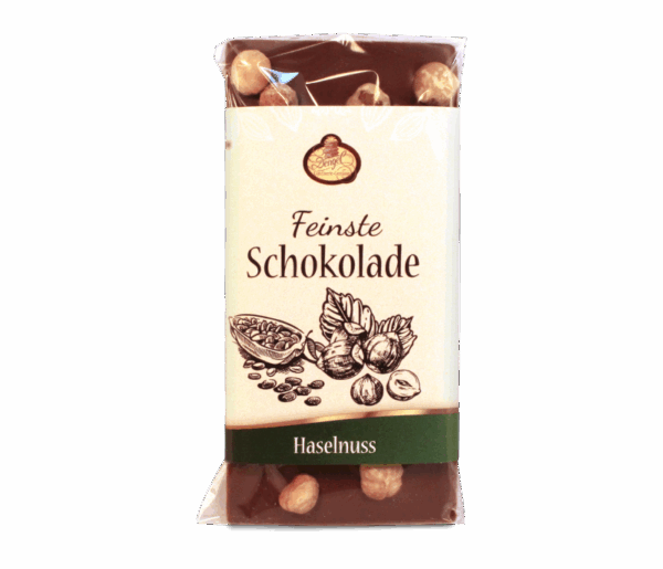 Ganze Haselnüsse in Vollmilchschokolade
