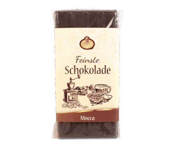 Gemahlener Kaffee in Zartbitter