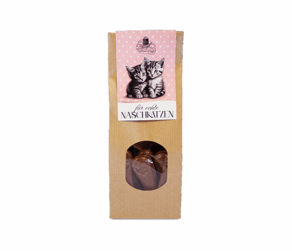 Katzenzungen aus Vollmilchschokolade 38%