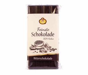 Edle Bitterschokolade mit 82% Kakao