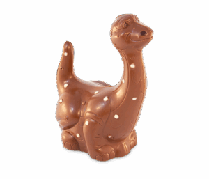 Dino groß aus Vollmilchschokolade 38%