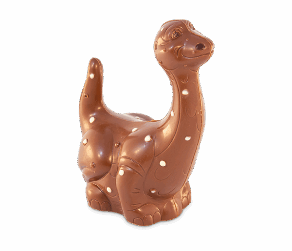 Dino groß aus Vollmilchschokolade 38%