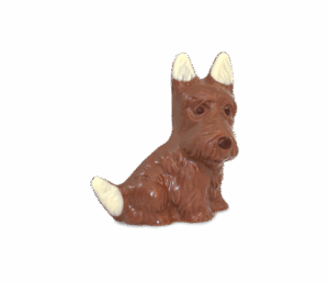 Hund Benny aus Vollmilchschokolade 38%