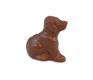 Hund mini aus Vollmilchschokolade 38%