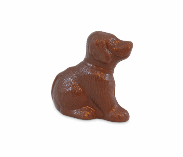 Hund mini aus Vollmilchschokolade 38%