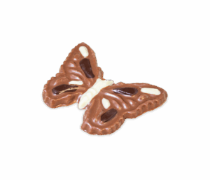 Schmetterling aus Vollmilchschokolade 38%