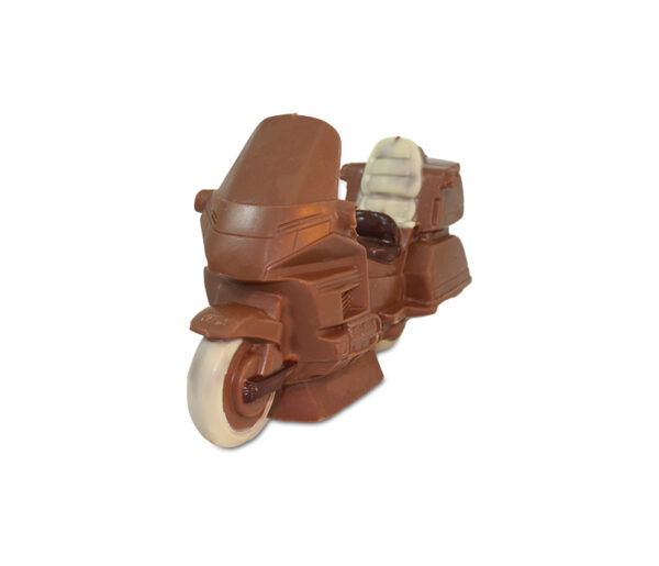 Motorrad aus Vollmilchschokolade 38%