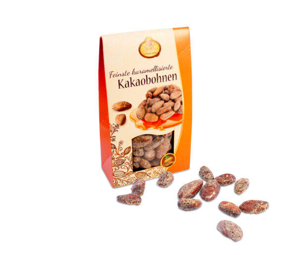 Karamellisierte Kakaobohnen