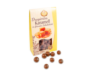Karamell dragiert mit Vollmilchschokolade