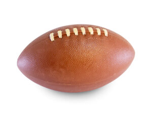 American Football aus Vollmilchschokolade, 38% Kakao