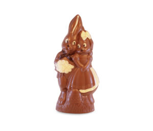 Hasenpaar aus Vollmilchschokolade, 38% Kakao