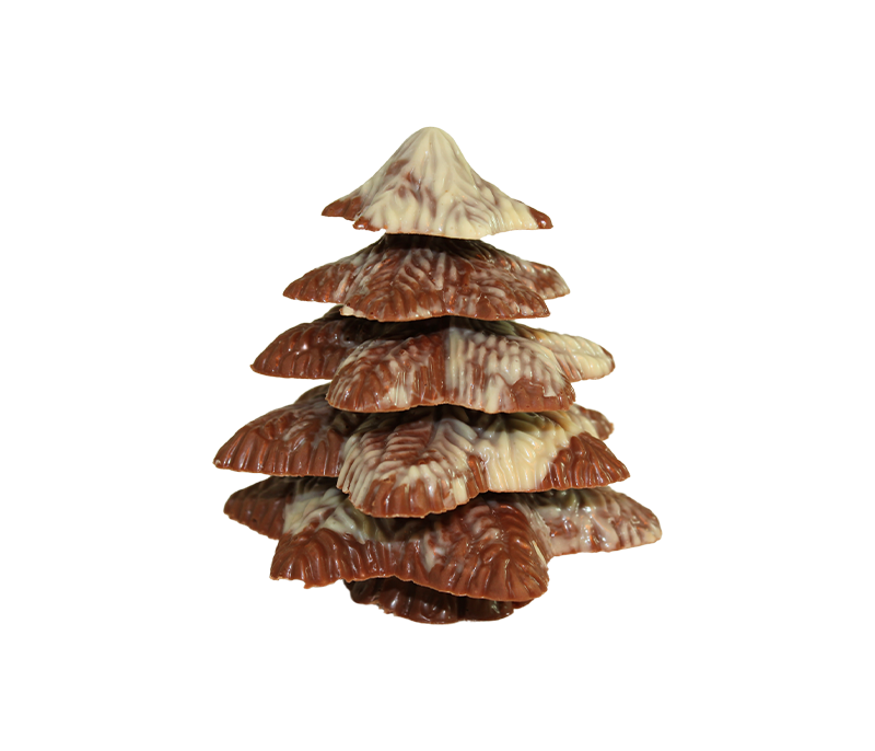 Tannenbaum aus Vollmilchschokolade, 38% Kakao